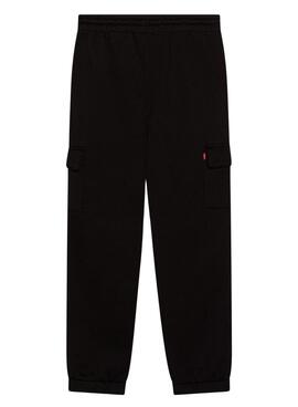 Calças Levis Utility Cargo Jogger Preto Menino