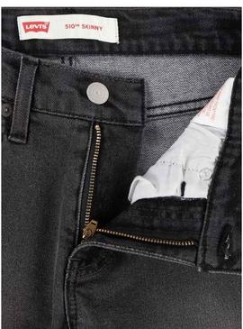 Calças Jeans Levis 510 Skinny Cinza para Menino