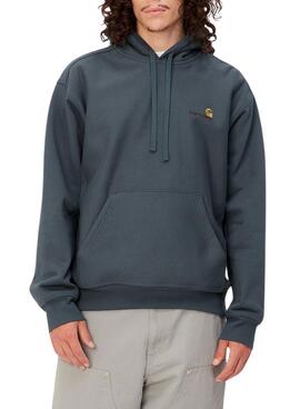 Sweat Carhartt American Script Branco Homem