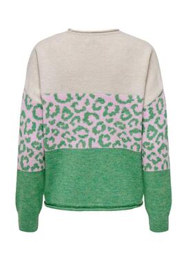 Camisola Only Jade Amigo Print Verde para Mulher
