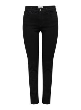 Calças Jeans Only Sui Slim Preto para Mulher