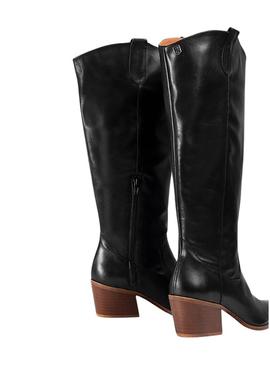 Botas Popa Paulina Pele Preto para Mulher