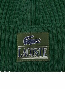 Chapéu Lacoste Lana Con Parche Verde