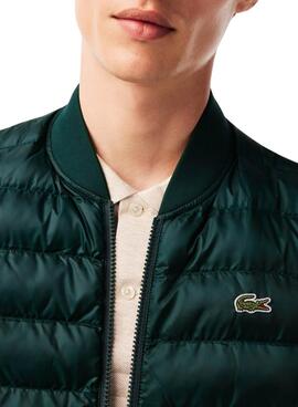 Colete Lacoste Acolchoado Verde para Homem