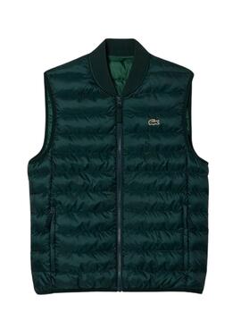 Colete Lacoste Acolchoado Verde para Homem