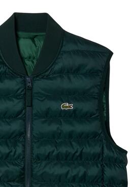 Colete Lacoste Acolchoado Verde para Homem