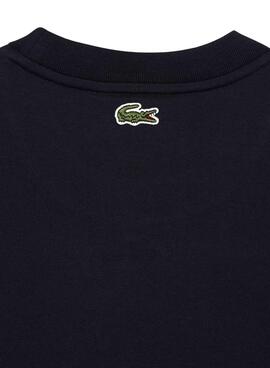 T-Shirt Lacoste Acolchoado Azul Marinho para Homem