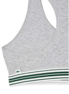 Sutiã Lacoste Heritage Cinza para Mulher