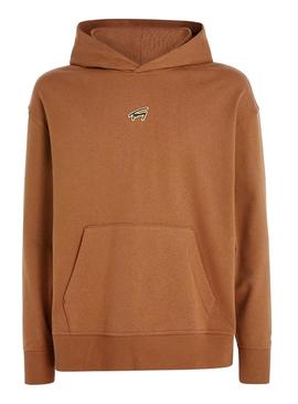 Sweat Tommy Jeans Signature Camel para Homem