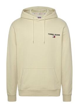 Sweat Tommy Jeans Graphic Hoodie Beige