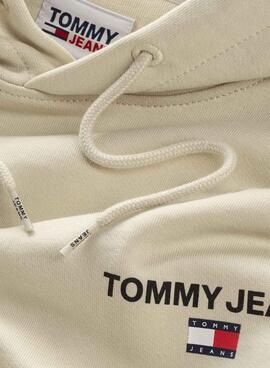 Sweat Tommy Jeans Graphic Hoodie Beige