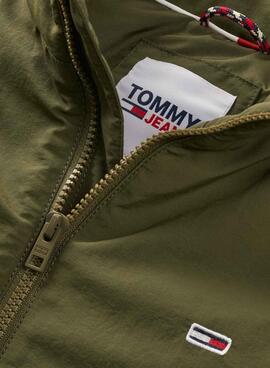 Casaca Tommy Jeans Essential Padded Verde Homem