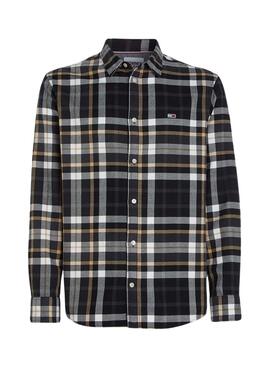 Camisa Tommy Jeans Classic Essential Preto Homem