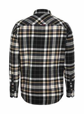 Camisa Tommy Jeans Classic Essential Preto Homem