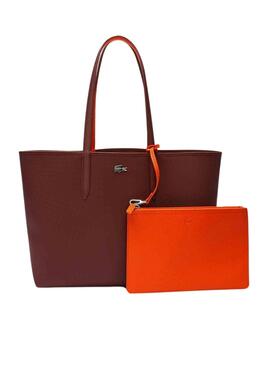 Bolsa Lacoste Shopping Reversible Laranja Mulher