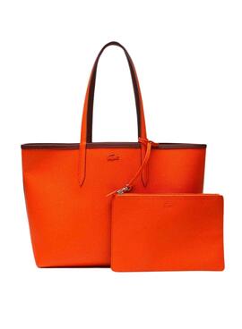 Bolsa Lacoste Shopping Reversible Laranja Mulher