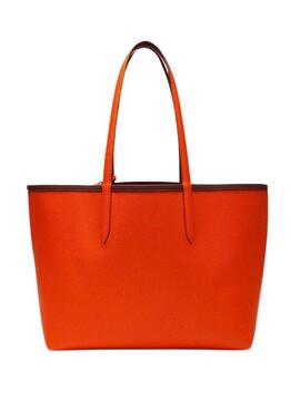 Bolsa Lacoste Shopping Reversible Laranja Mulher