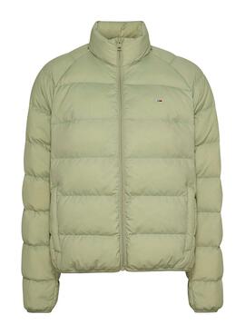 Casaca Tommy Jeans Light Down Verde para Mulher