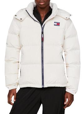 Casaca Tommy Jeans Alaska Beige para Mulher