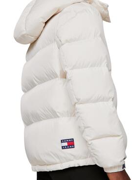 Casaca Tommy Jeans Alaska Beige para Mulher