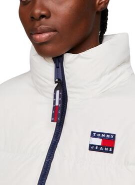 Casaca Tommy Jeans Alaska Beige para Mulher