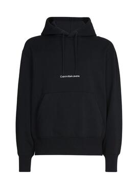 Sweat Calvin Klein Institutional Hoodie Preto