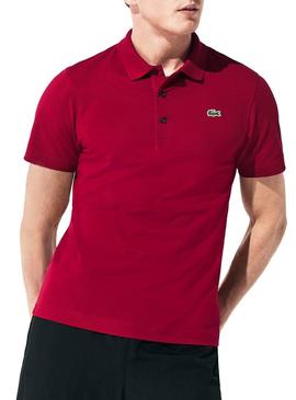 Polo Lacoste Sport Tênis Bordeaux Para Homem