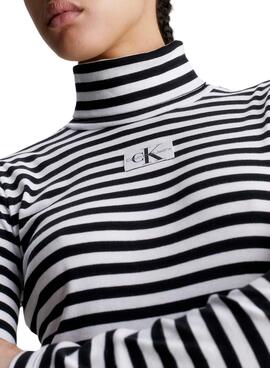 T-Shirt Calvin Klein Jeans Striped Rolo Neck CK