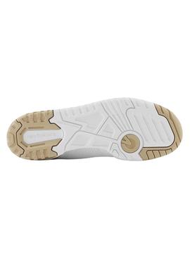 Sapatilhas New Balance BB550 Branco Camel Mulher