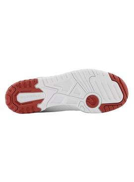 Sapatilhas New Balance BB550 Branco Vermelho Mulher