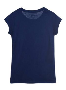 T-Shirt Levis Batwing Azul Marinho para Menina