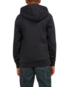 Sweat Jack & Jones Jorverter Bro Preto Menino