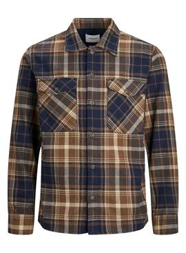 Camisa Jack & Jones Eddie Frames Marrom Homem