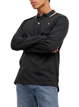 Polo Jack & Jones Bluwin M/L Preto para Homem