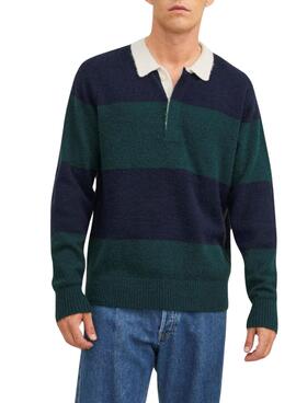 Polo Jack & Jones Wallen M/L Listras para Homem