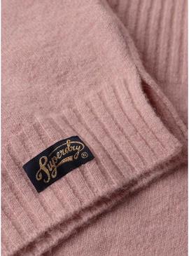 Camisola Superdry Essential Rib Rosa para Mulher