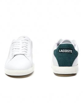 Sapatilhas Lacoste Graduate Couro Branco Mulher