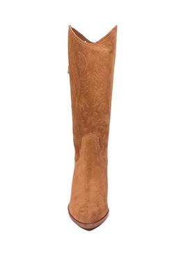 Botas Dakota Campera Desenhos Camel Mulher