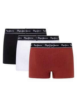 Pack 3 Boxer Pepe Jeans Solid Multi para Homem