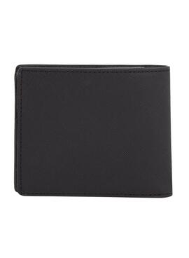 Carteira Tommy Hilfiger Preto Com Solapa Homem