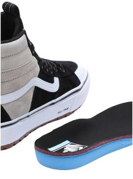 Sapatilhas Vans UA Sk8 Hi Pretos e Beige para Homem