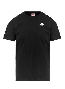 T-Shirt Kappa Coen Slim Preto para Homem