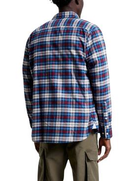 Camisa Tommy Hilfiger Brushed Tartan Multi Homem