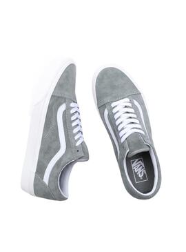 Sapatilhas Vans Old Skool Cinza para Mulher