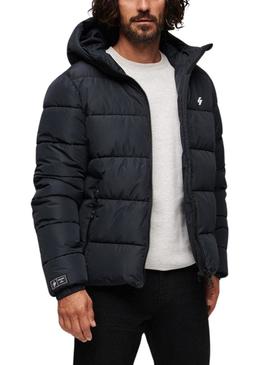 Casaca Superdry Sports Puffer Azul Marinho Homem