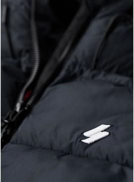 Casaca Superdry Sports Puffer Azul Marinho Homem