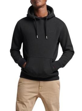 Sweat Superdry Essential Logo Preto para Homem