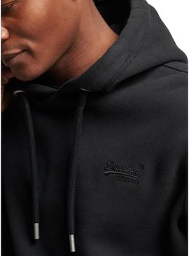 Sweat Superdry Essential Logo Preto para Homem