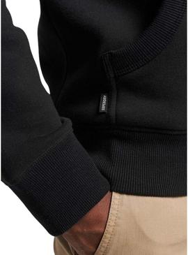 Sweat Superdry Essential Logo Preto para Homem