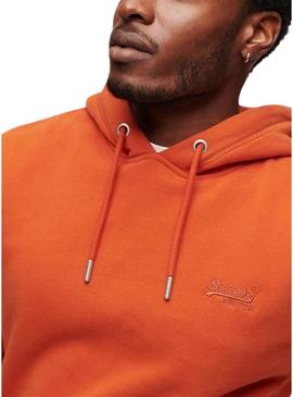 Sweat Superdry Essential Laranja Homem